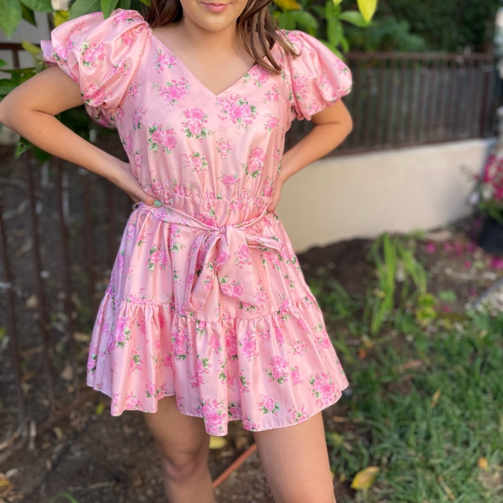 LoveShackFancy floral dress